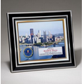 Aluminum Frame Plaque w/ White Sublimation Plate (6 1/2"x 8 1/2")